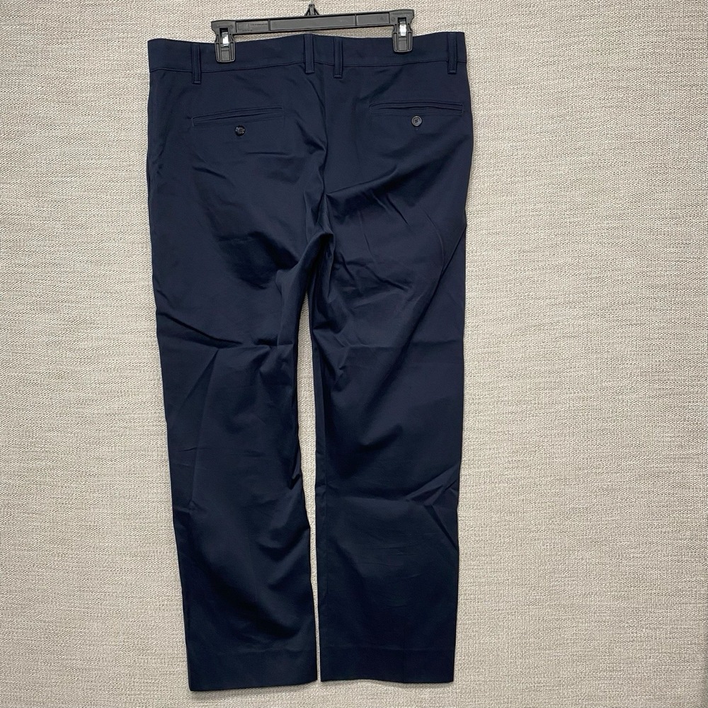 Todd Shelton Pants 36 (38x29.5) Relaxed Fit Flat Front Navy Normcore - Picture 3 of 6